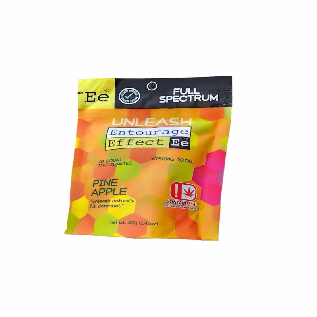 710 Trading Entourage Effect 750mg Pineapple gummy 10ct