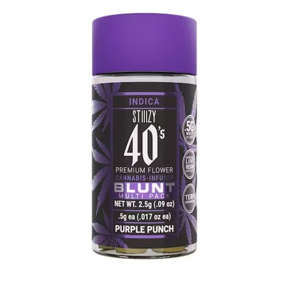 Stiiizy 40's Infused Blunt Pack Purple Punch 2.5g