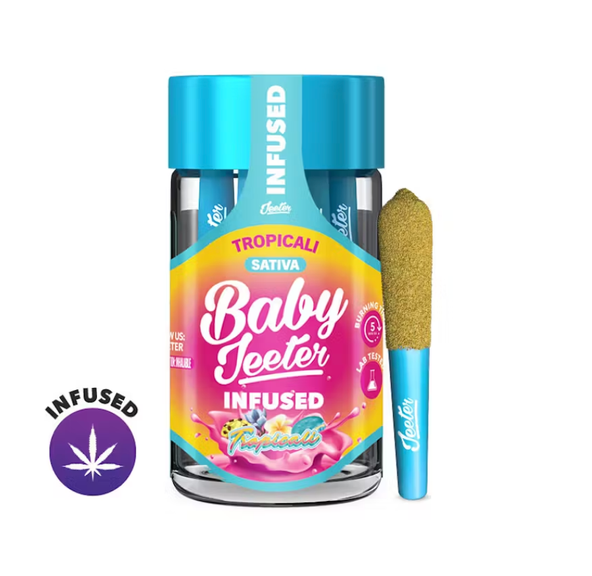 Baby Jeeter - Tropicali - 5Pk of Infused Prerolls - (THC:46.15%)