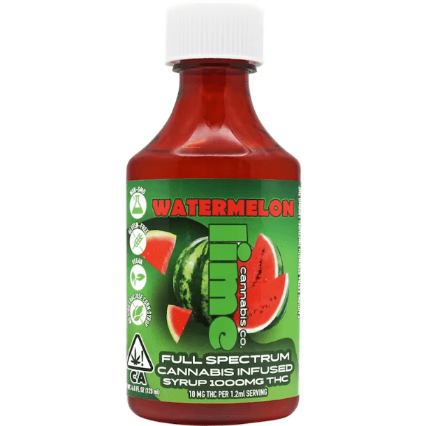 1000mg Live Resin THC Syrup Tincture | Watermelon