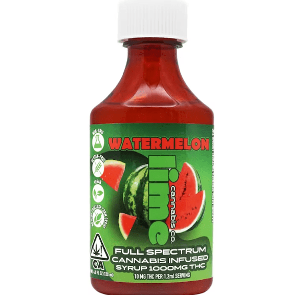 1000mg Live Resin THC Syrup Tincture | Watermelon