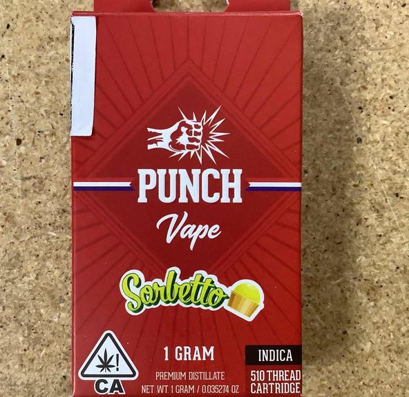 Punch Edibles & Extracts - Distillate Cart - Sorbetto 1g