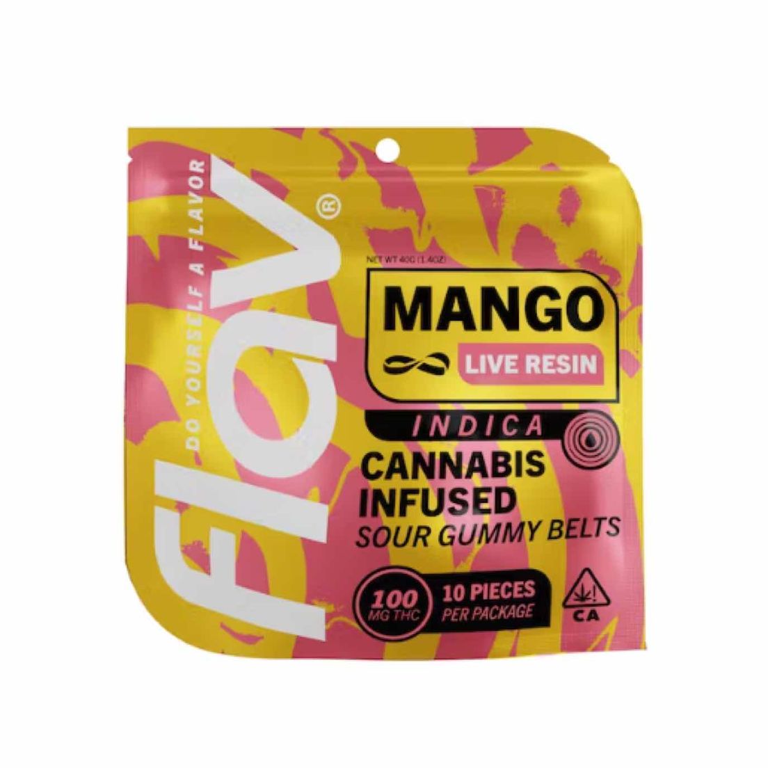 Flav - Belt - Mango - Live Resin - 100mg 40g