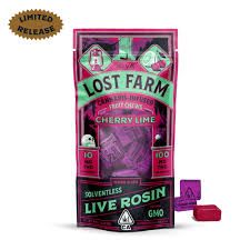 Lost Farm - 100mg Live Rosin Gummies (Cherry Lime - GMO)
