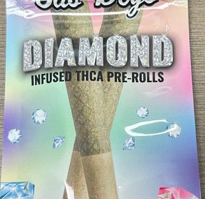 Gas Boys 2pk Diamond Infused Pre-Roll - Rainbow Sherbet