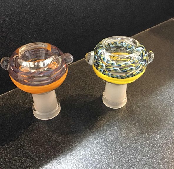 14.5 Female Glass On Glass Bowl