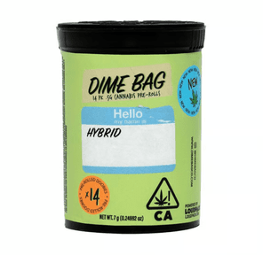 Dime Bag Pre-roll 14pk Strawberry Biscotti 7g