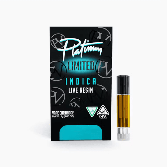 Platinum Live Resin Cartridge Northern Lights 1g