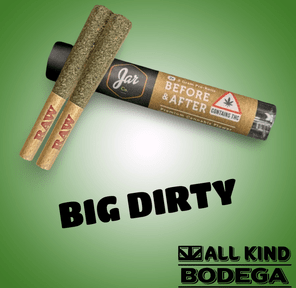 Big Dirty .5g Preroll 2 pack (1g total) (@jarcannabis2.0)