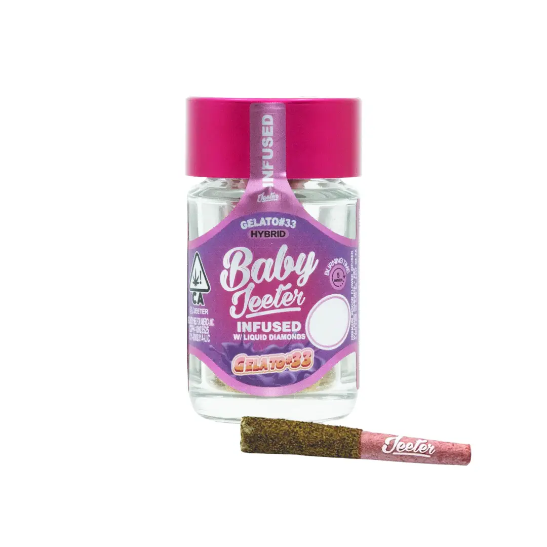 Baby Jeeters Liquid Diamonds 5pk (.5g) - Gelato 33 (H)