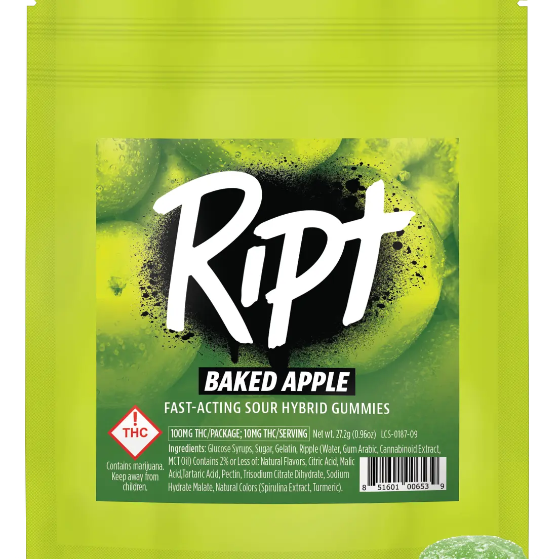 Baked Apple | RIPT | 100mg Gummies