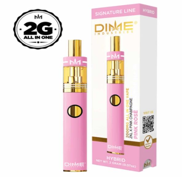 Dime - Pink Rose - 2G Disposable