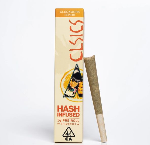 Hash Infused Preroll Clockwork Lemon