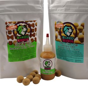 Baked Bowwow CBD Dog Treats - 300mg Glucosamine & Tumeric Joint Treat