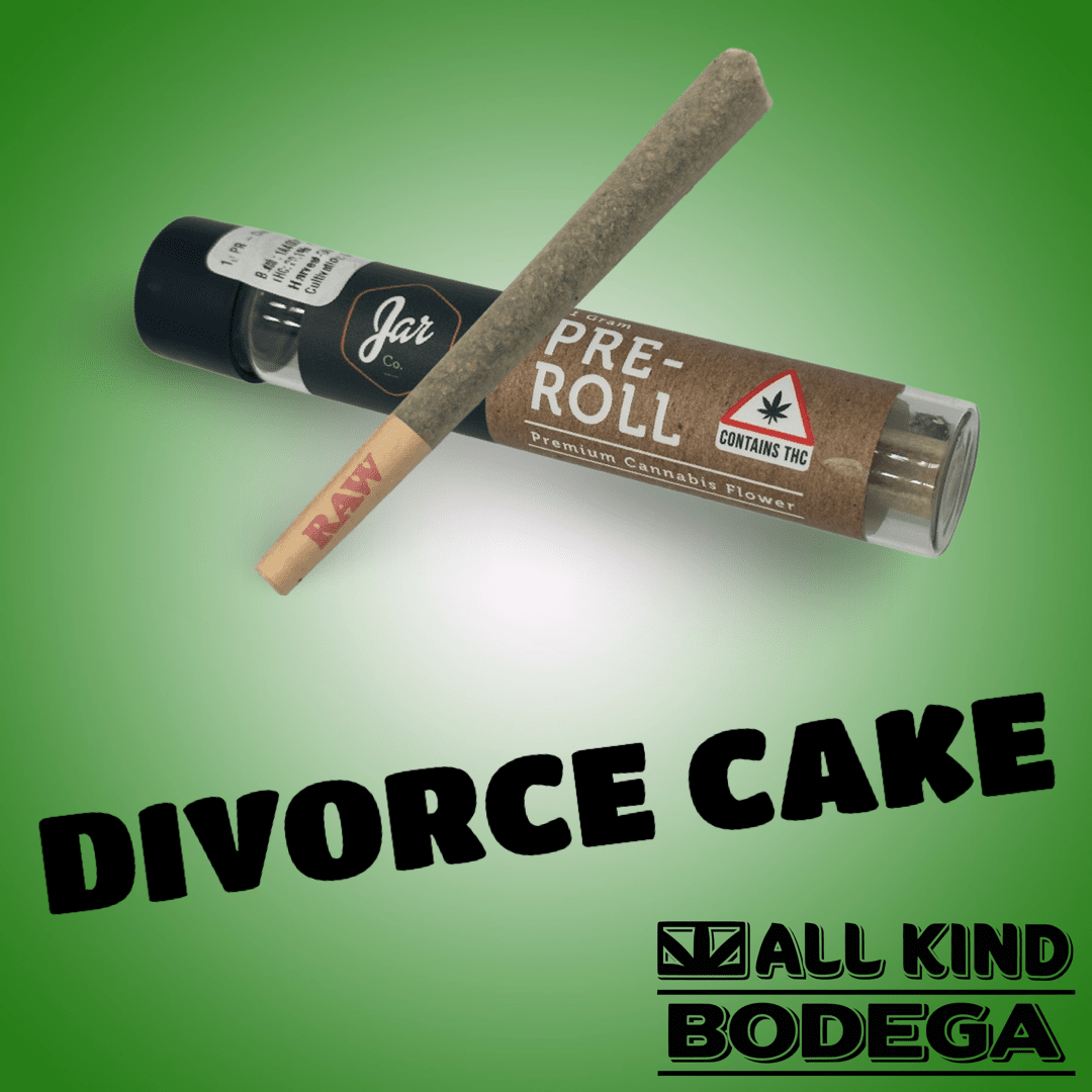 Divorce Cake 1g Preroll (@jarcannabis2.0)