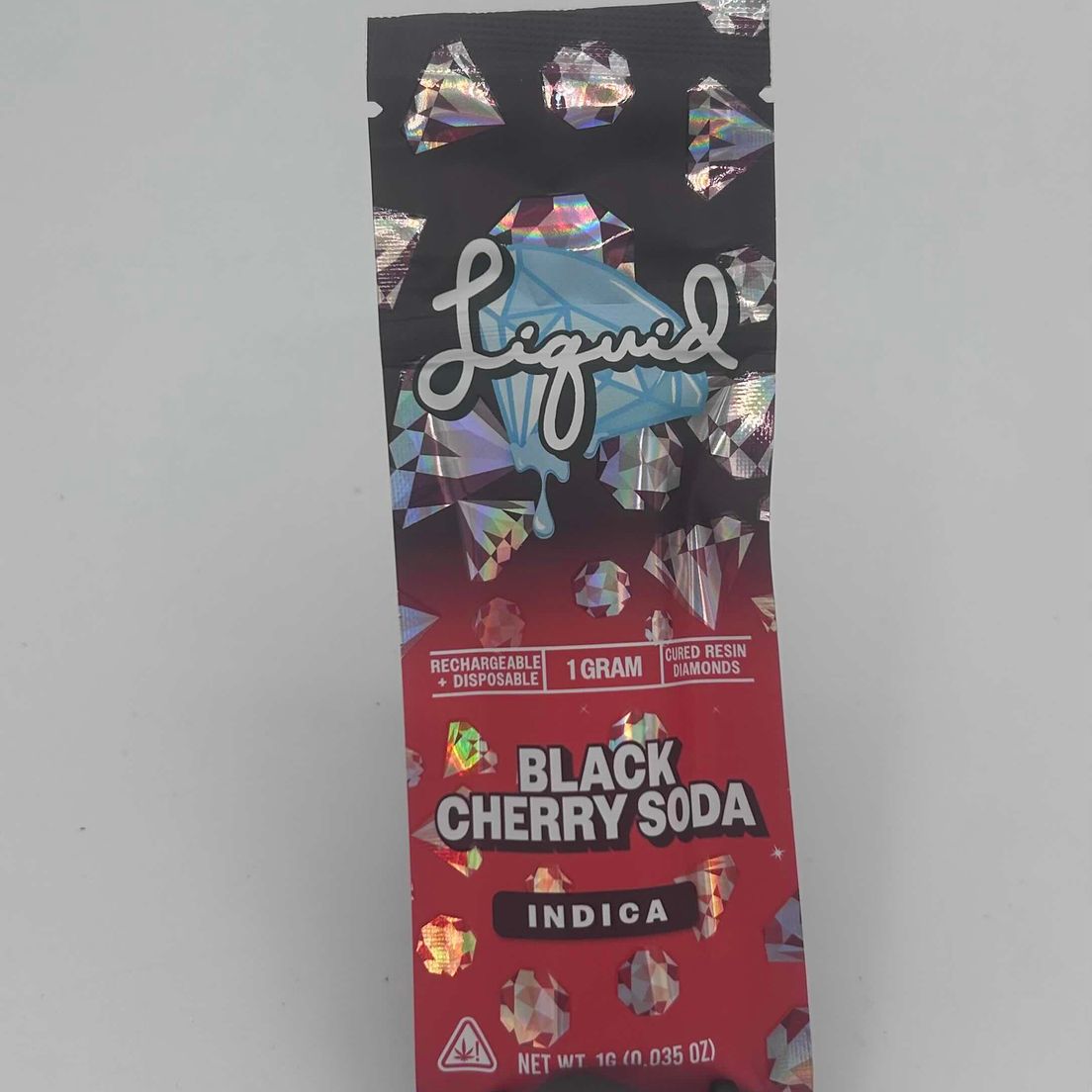 Black Cherry Soda Cured Resin Diamonds 1g disposable