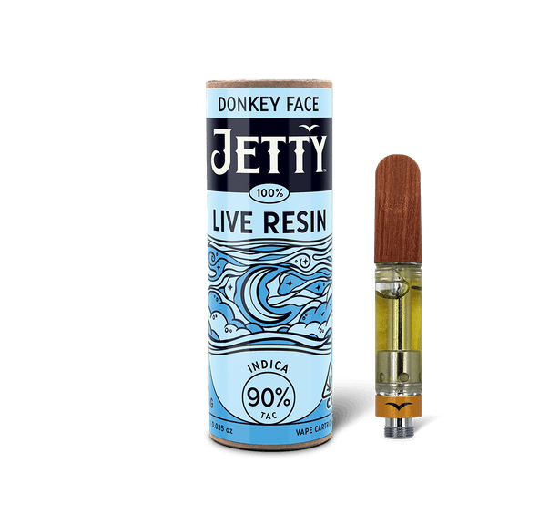 Jetty Extracts - Donkey Face 100% Live Resin Cartridge 1g