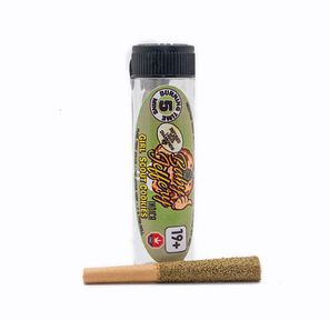 1 x 0.5G Single Baby Jeffery - Girl Scout Cookies Indica Pre-Rolled Hemp Blunt by PEX / PEM