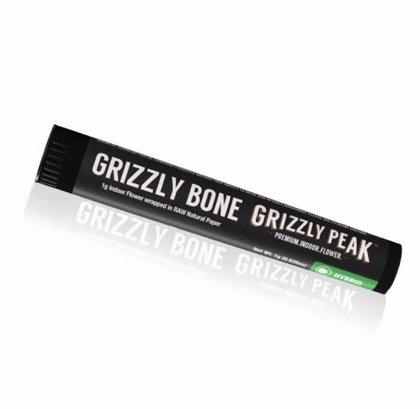 Grizzly Peak Pre-roll Grizzly Hybrid Bone1g