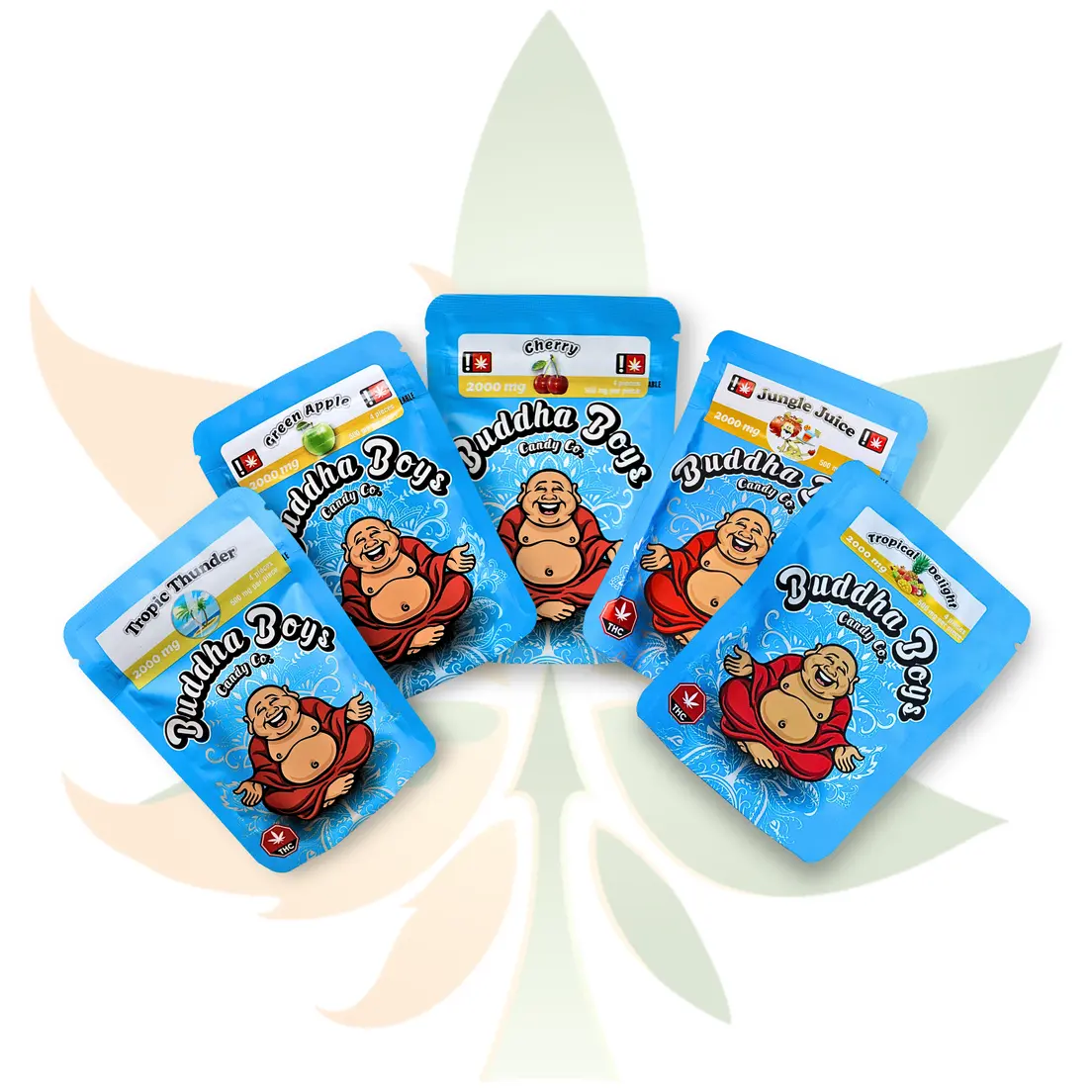 Buddha Boys - 2000mg THC Gummies