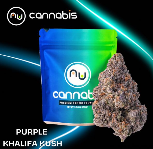 NuCannabis - Purple Khalifa Kush 3.5g - PREMIUM INDOOR FLOWERS
