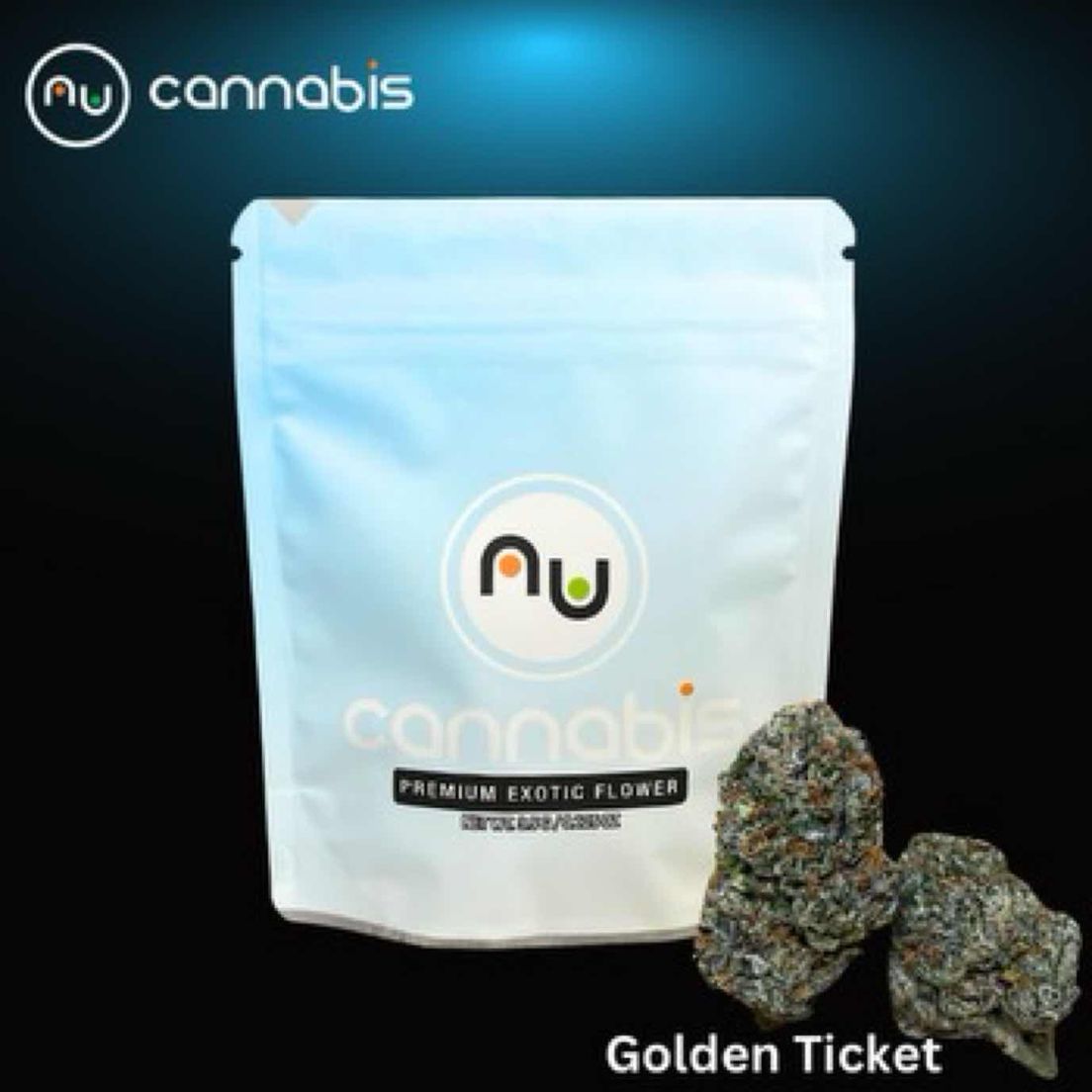 NuCannabis - Golden Ticket 3.5G - PREMIUM INDOOR FLOWER