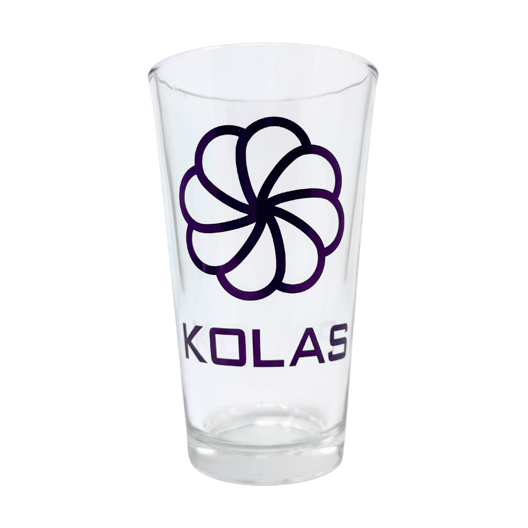 Kolas Branded Pint Glass Purple