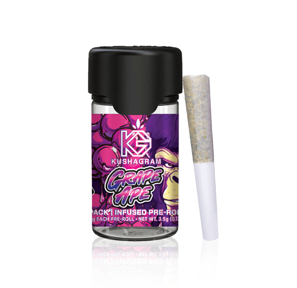 Grape Ape .7g Infused Pre Roll 5pk 3.5g