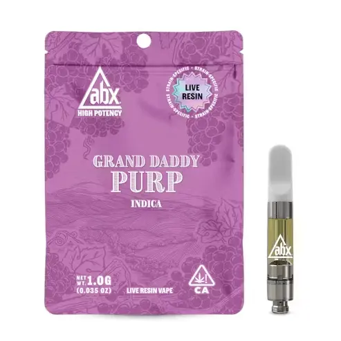 ABX - Grand Daddy Purp High Potency Cartridge - 1g