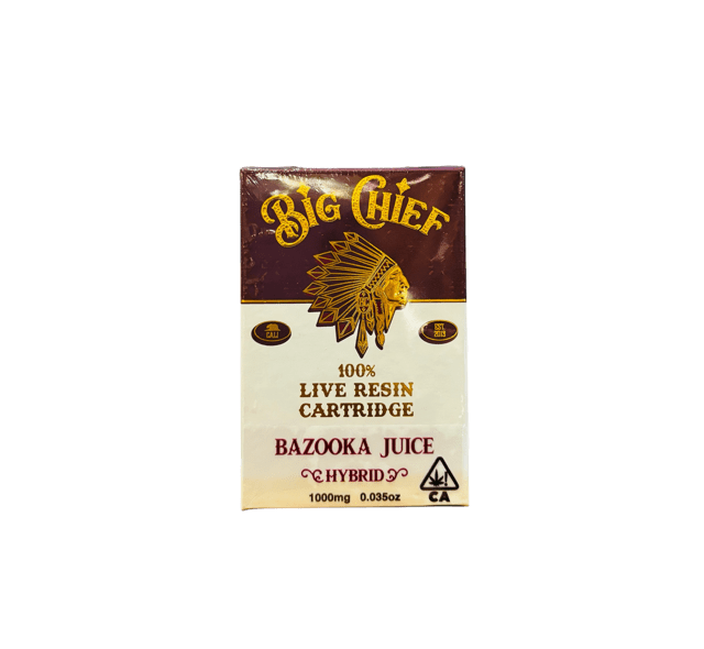 Big Chief - Bazooka 1g Live Resin Cartridge