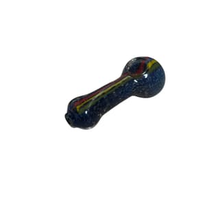 3" Three Stripe Rastafari Glass Hand Pipe