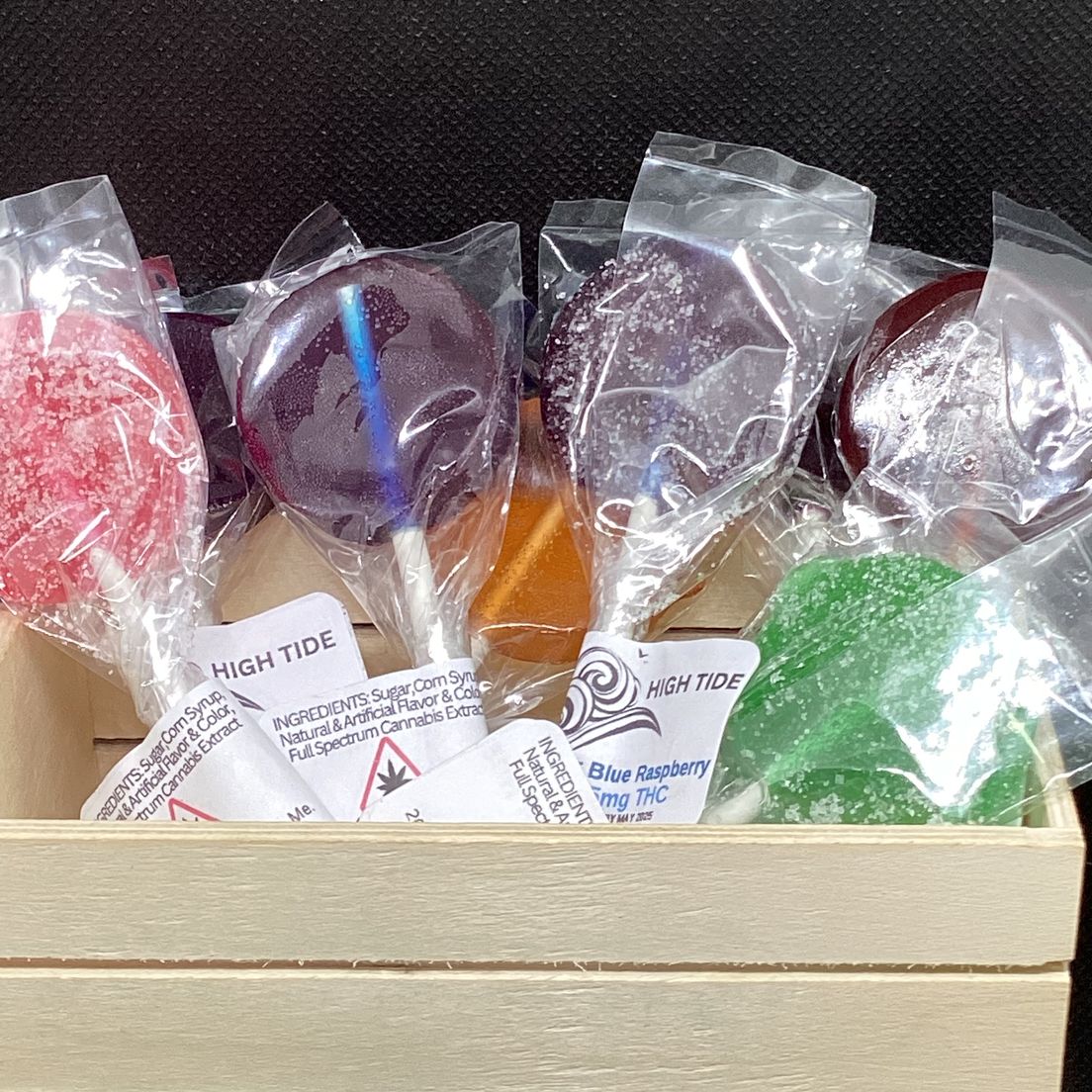 High Tide- Variety Flavors- Lollipops- 25mg