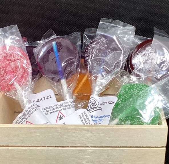 High Tide- Variety Flavors- Lollipops- 25mg