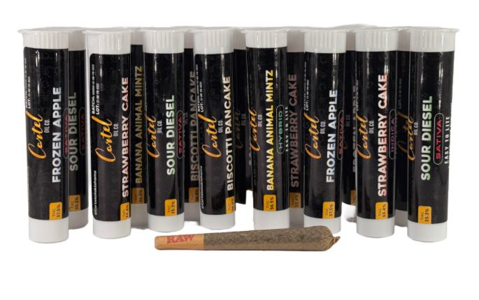 Cartel Oil Co - Infused Pre-Roll 1.2g - Hybrid - Violet Delight