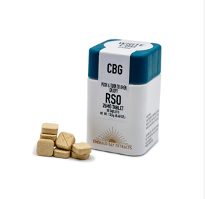 Emerald Bay Extracts RSO Tablets - White CBG (1000mg)