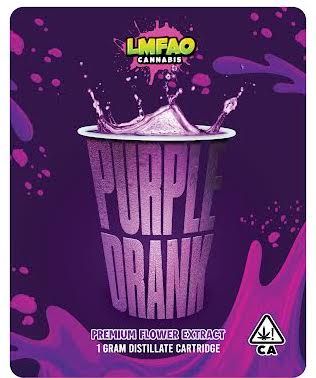 LMFAO Purple Drank 1g Distillate Cartridge 87%