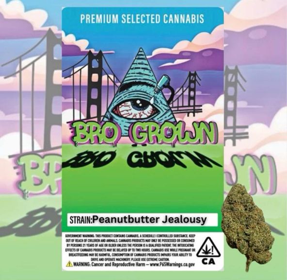 Bro Grown - Peanut Butter Jealousy 3.5G - FLOWER