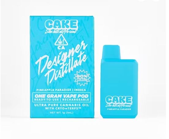 Cake - Pineapple Paradise Designer Distillate Disposable Vape 1.25g at  Ivyhill | Sweede