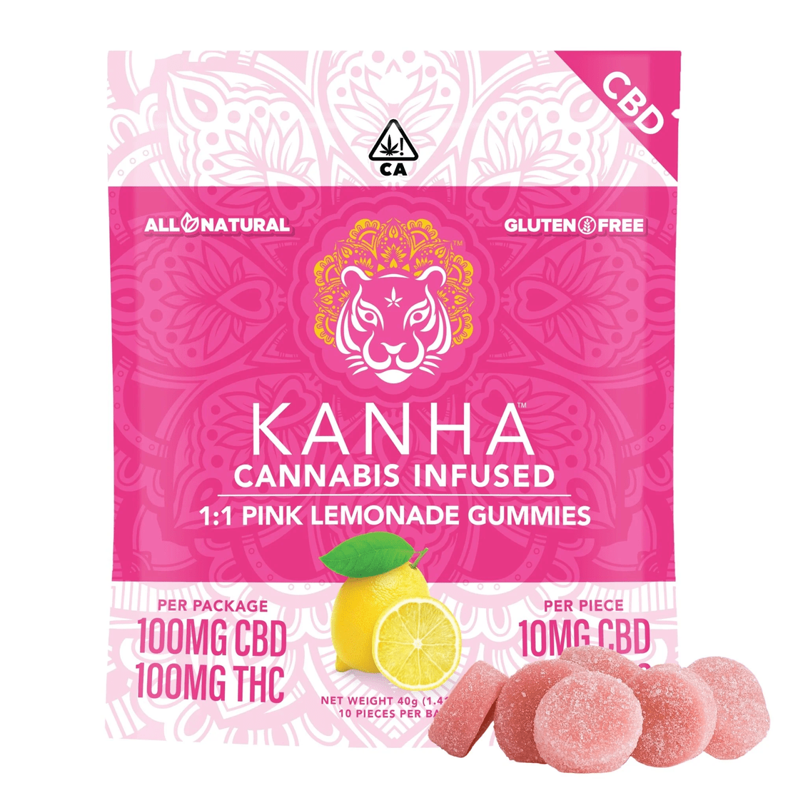Kanha- 1:1 CBD CLASSIC PINK LEMONADE
