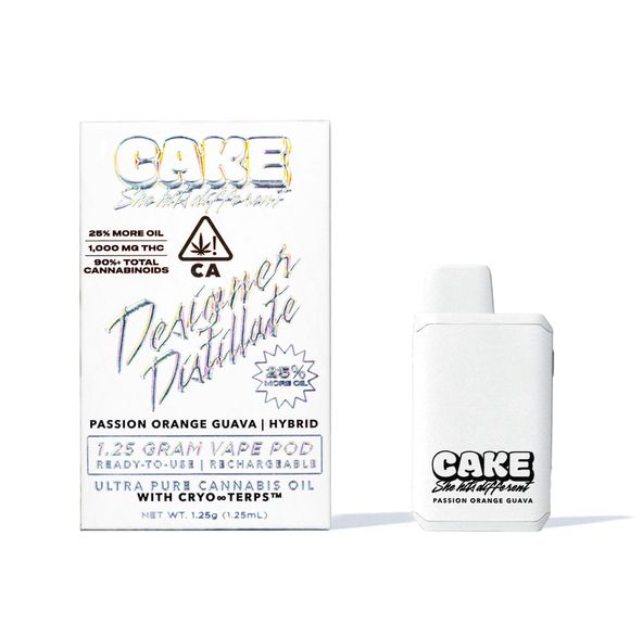 Cake AIO Vape Passion Orange Guava 1.25g