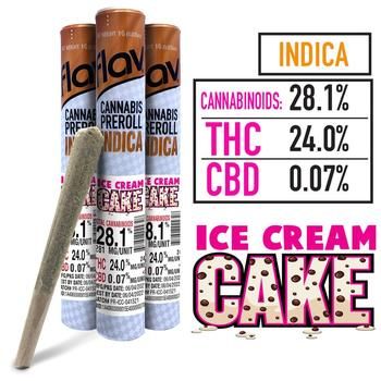 FLAV ICE CREAM CAKE 1G PREROLL