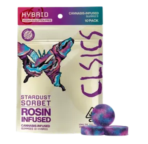 CLSICS | Gummies | 10pc | Rosin | Stardust Sorbet