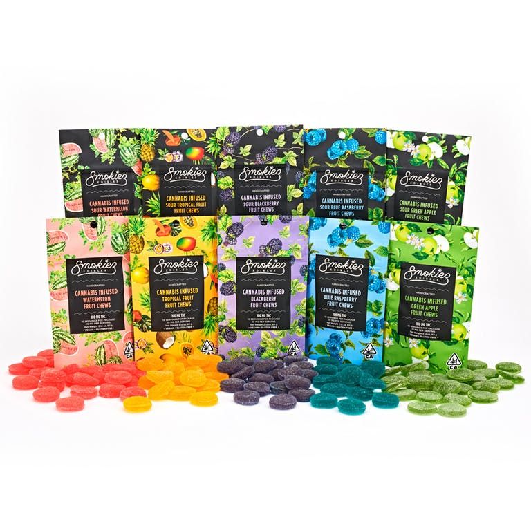 Smokiez Green Apple 100mg Gummies