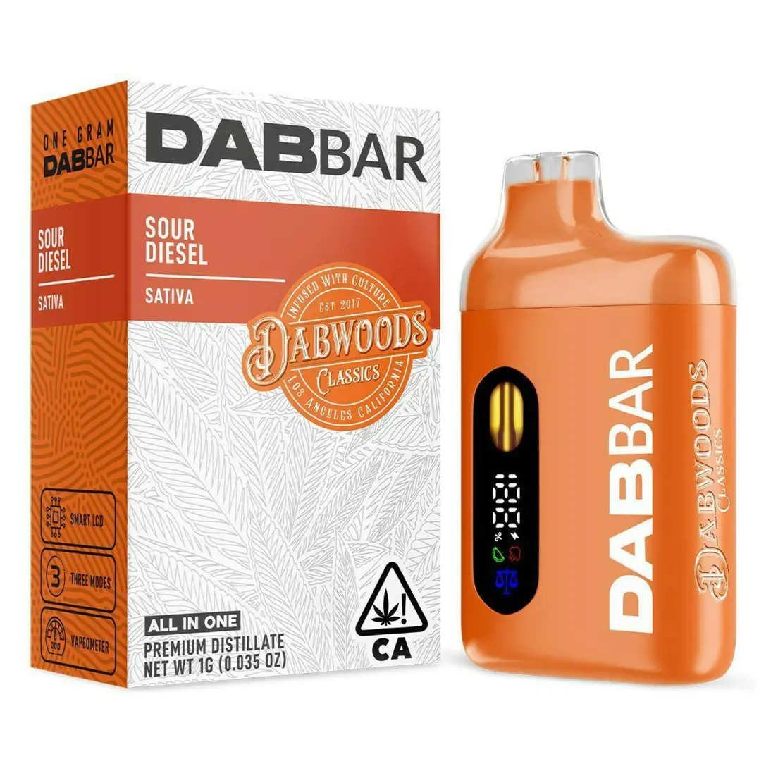*** DABWOODS - SOUR DIESEL - AIO - 1g