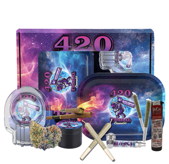 420 PROMO BOX 8.5G (Rezidue Grape Gas 3.5g, Sacred Blunt Sweet Bread 1-J 1g, SFN White Widow 1-J 1g, SFN Animal Tsunami 1-J 1g, Sacred Zelato 2-J .5g, Sacred Blunt Cold Heat 2-J .5g)