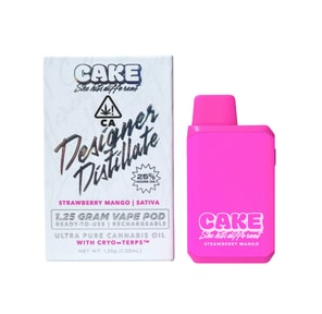 Cake AIO Vape Strawberry Mango 1.25g