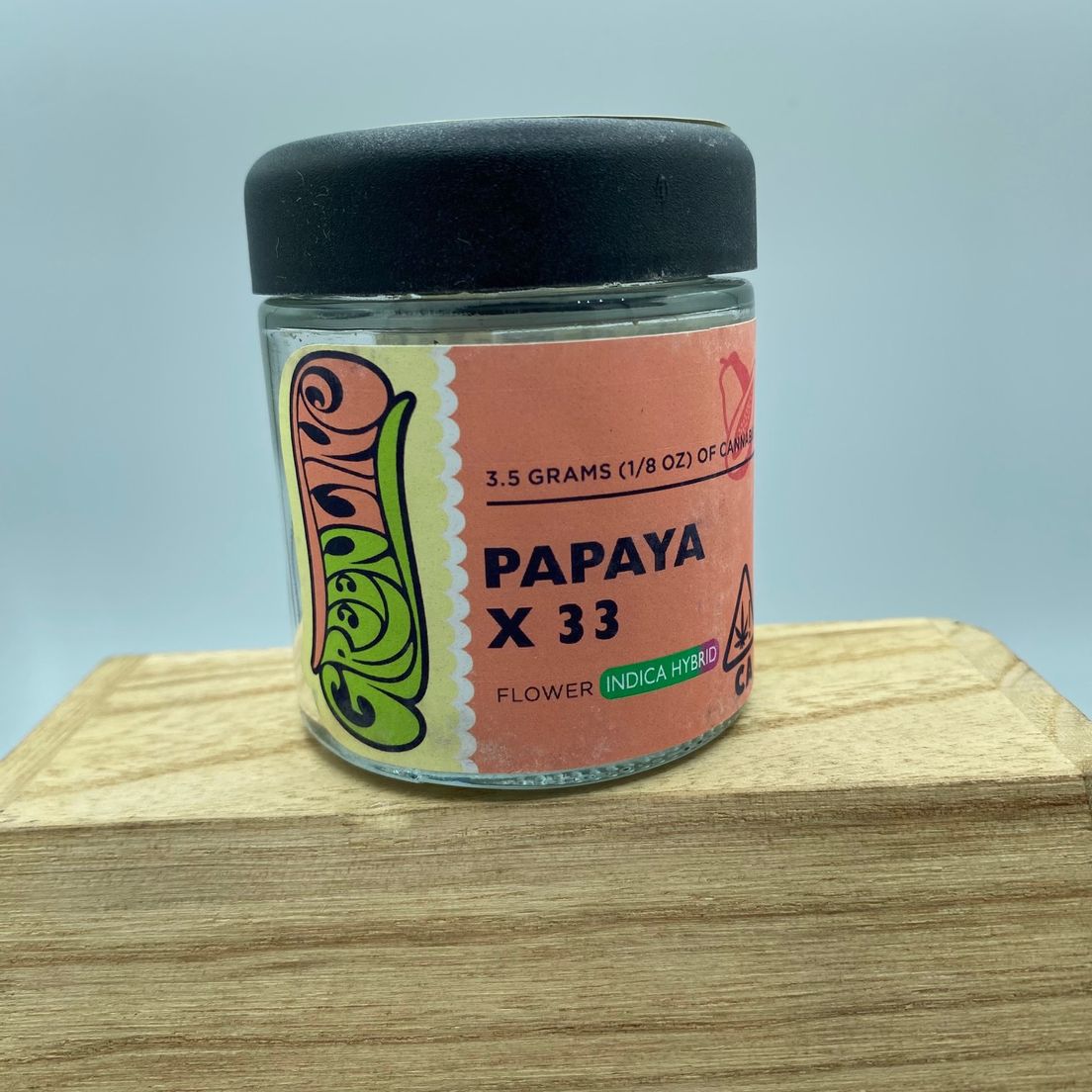 Greenline - Papaya x 33 3.5g Flower