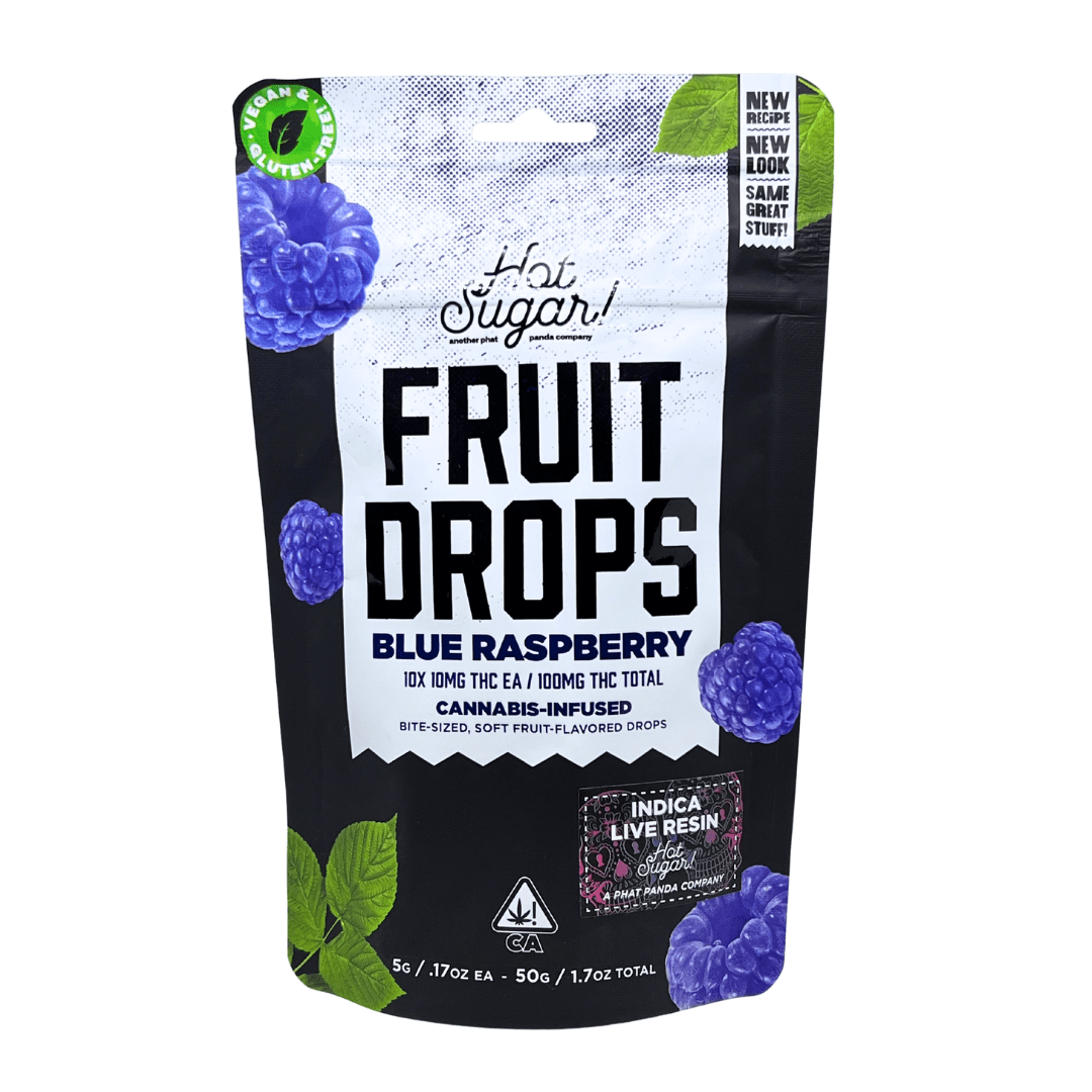 Phat Panda - Blue Raspberry 100mg Gummies 10pk