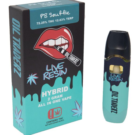 OIL TRADERZ PB SOUFFLE LIVE RESIN DISPOSABLE 2G