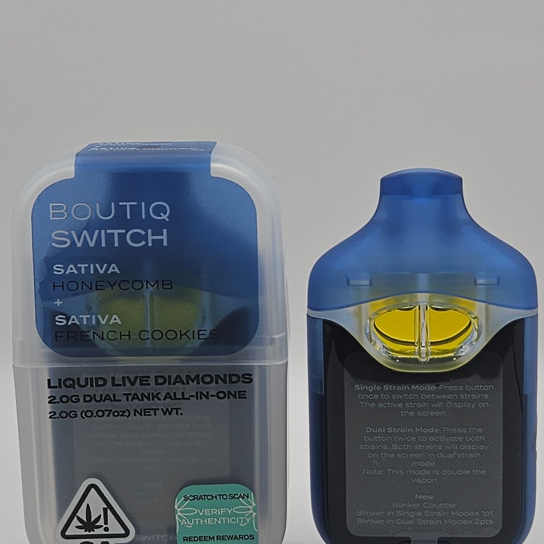 Boutiq - Disposable - Switch - Honeycomb x French Cookies - 2g